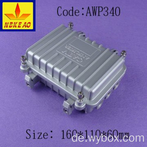 Aluminium-Elektronikgehäuse Aufputz-Anschlussdose IP67-Aluminium-wasserdichtes Gehäuse Hochleistungs-Aluminium-Top-Box